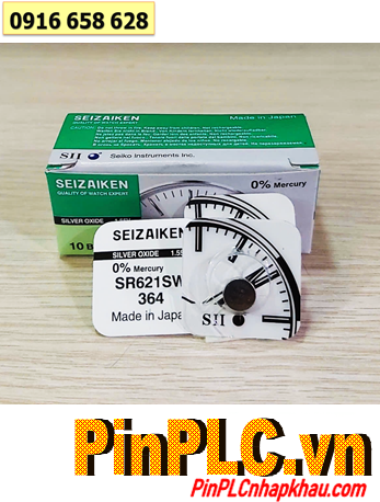 Seizaiken SR621SW, Pin đồng hồ 1.55v Seizaiken SR621SW Pin 377 (Xuất xứ Nhật)